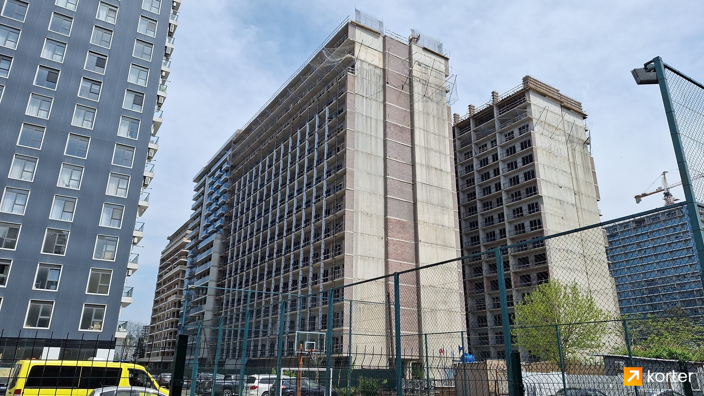 Construction progress Casa Di Batumi - Spot 2, April 2024