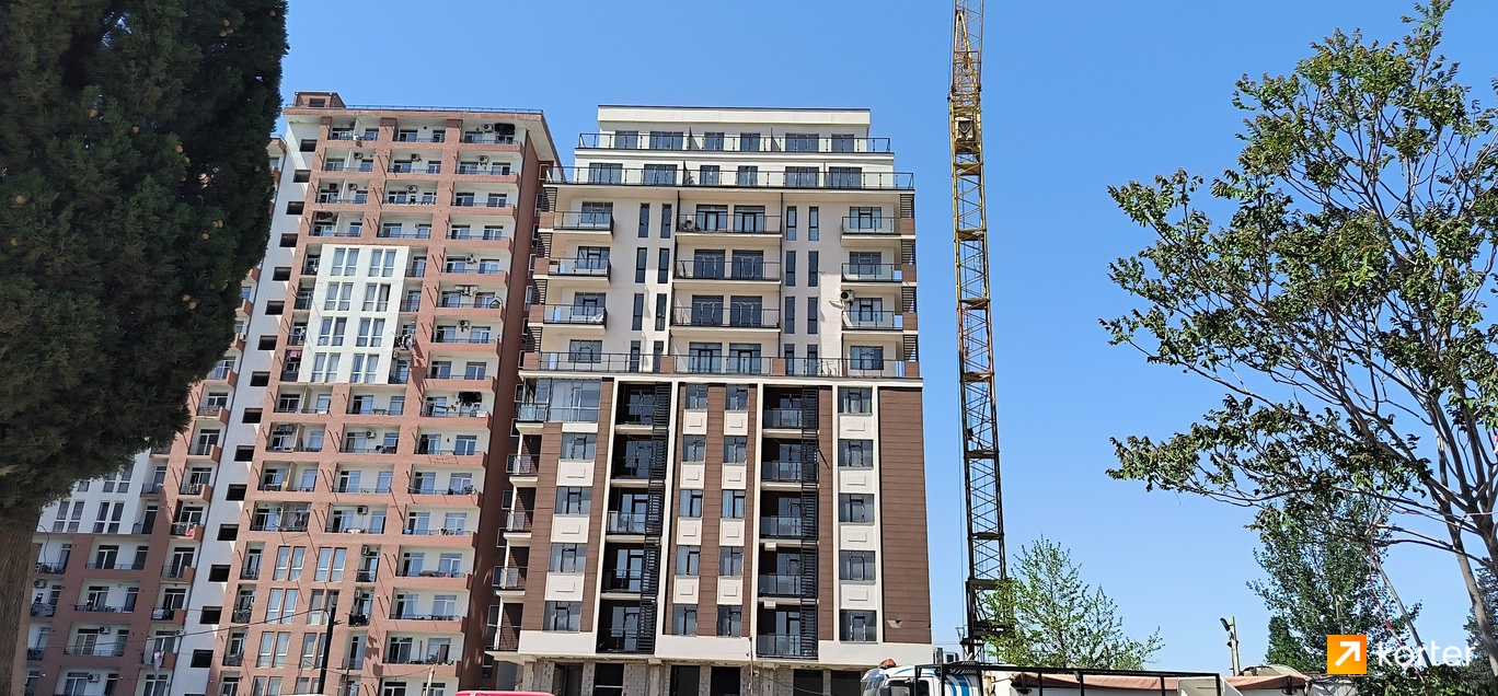 Construction progress Ecocity Samgori - Spot 2, აპრილი 2024