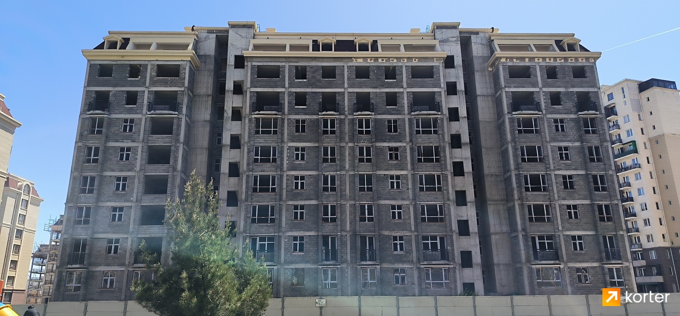 Construction progress Hualing Tbilisi Sea New City - Spot 10, April 2024