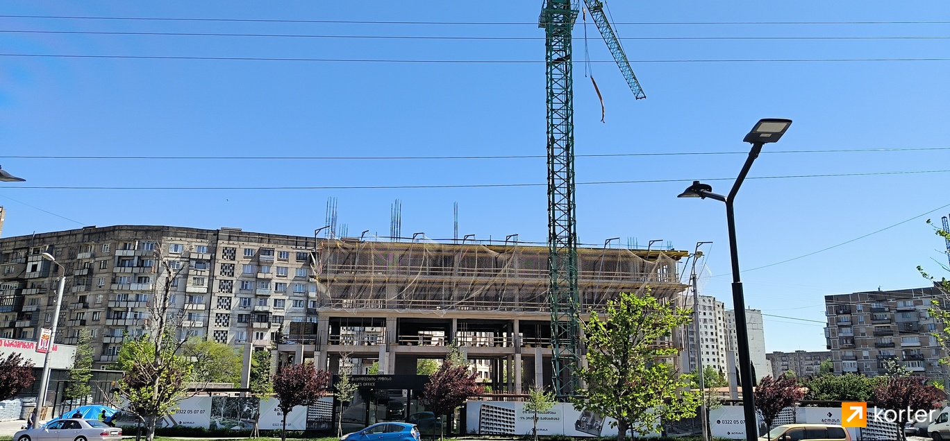 Construction progress Blox Varketili - Spot 1, აპრილი 2024