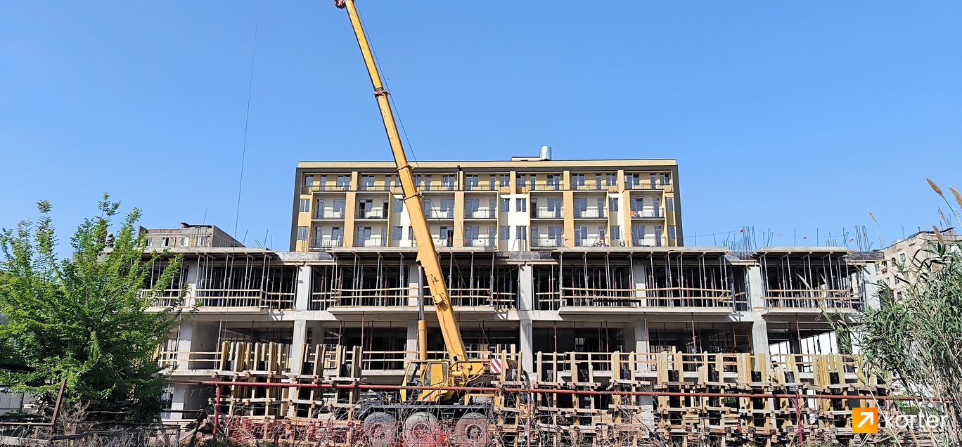 Construction progress Bau Star Rustavi - Spot 1, апрель 2024