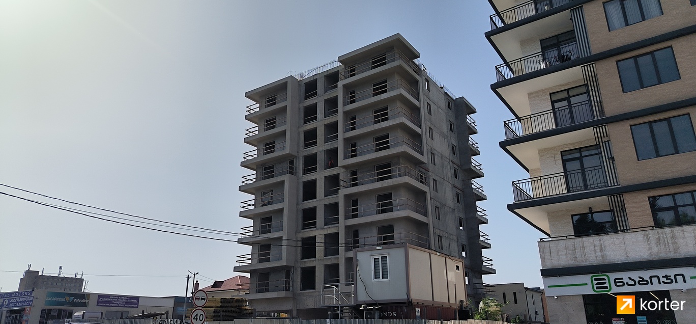 Construction progress Kura Rustavi - Spot 2, April 2024