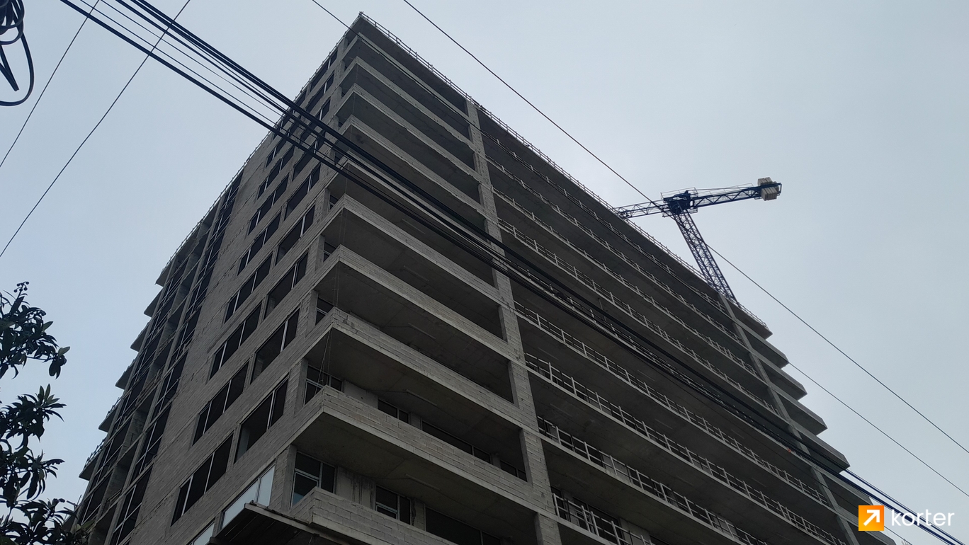 Construction progress Novotel Living - Spot 3, April 2024