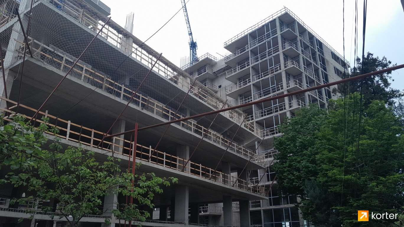 Construction progress Sea Hills - Spot 4, აპრილი 2024