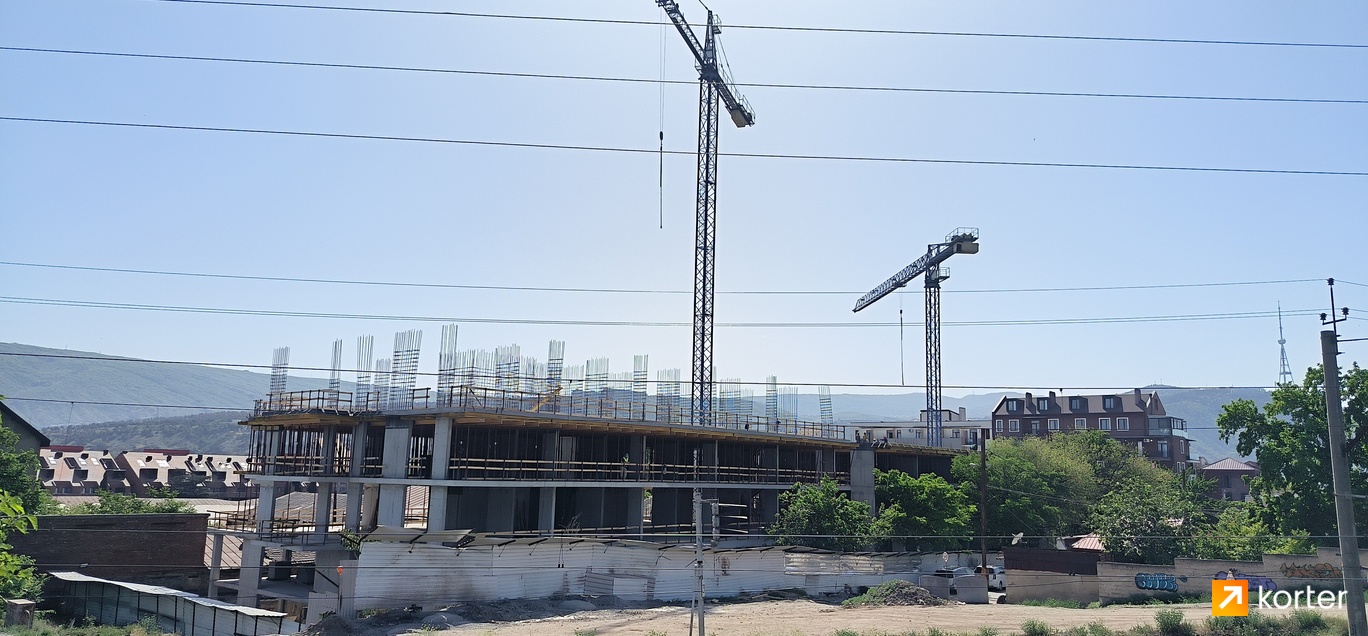 Construction progress Avlabari Residence 2 - Spot 2, აპრილი 2024