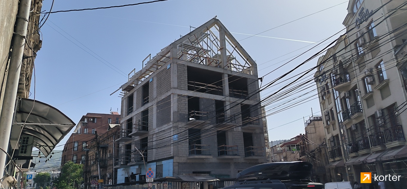 Construction progress Avlabari Plaza - Spot 2, апрель 2024