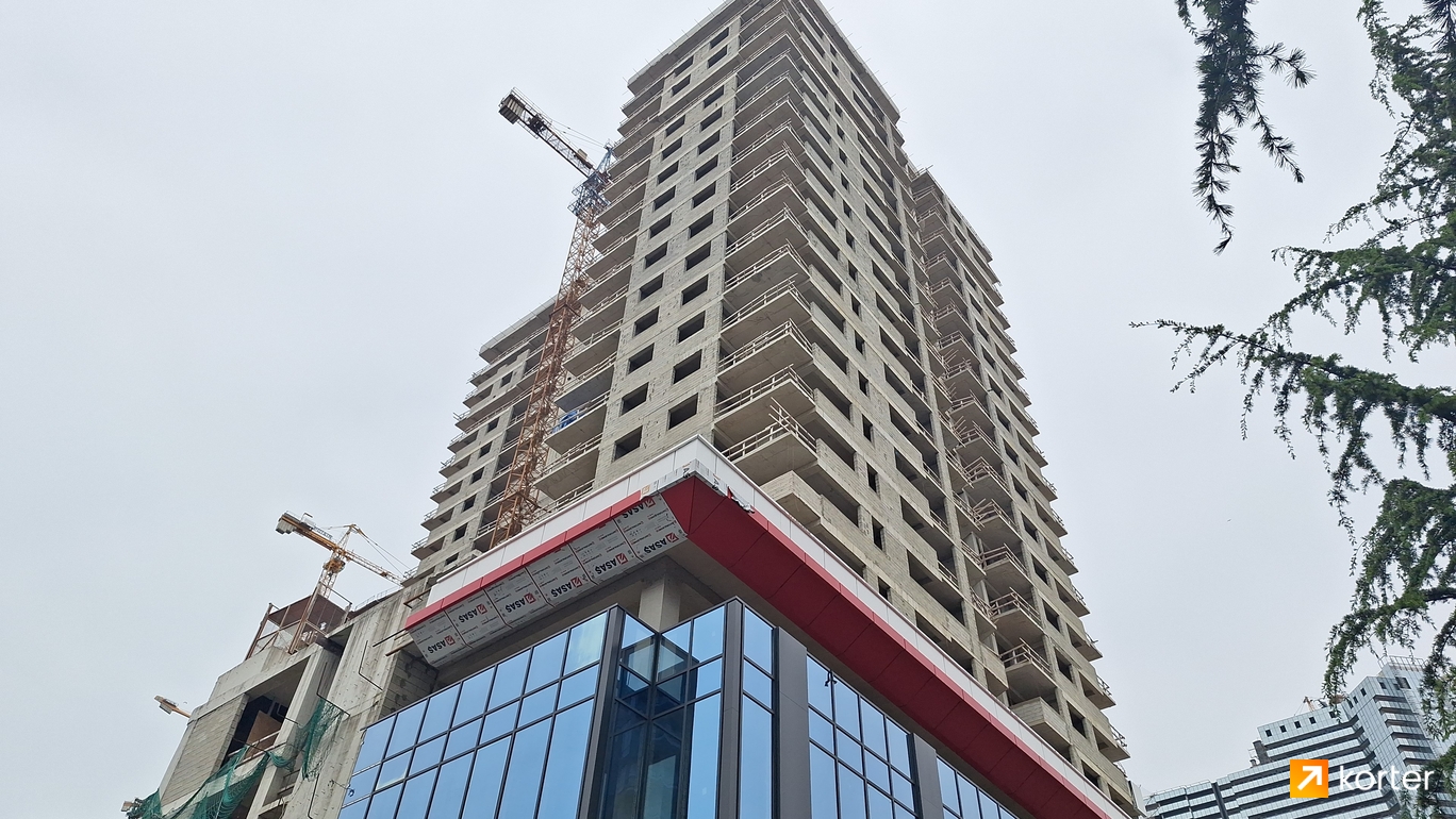 Construction progress Arcon Batumi Residence - Spot 3, апрель 2024