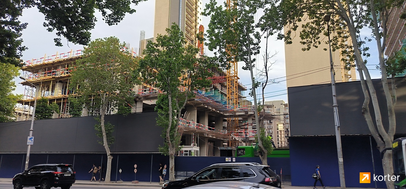 Construction progress Central Park Towers - Spot 2, May 2024