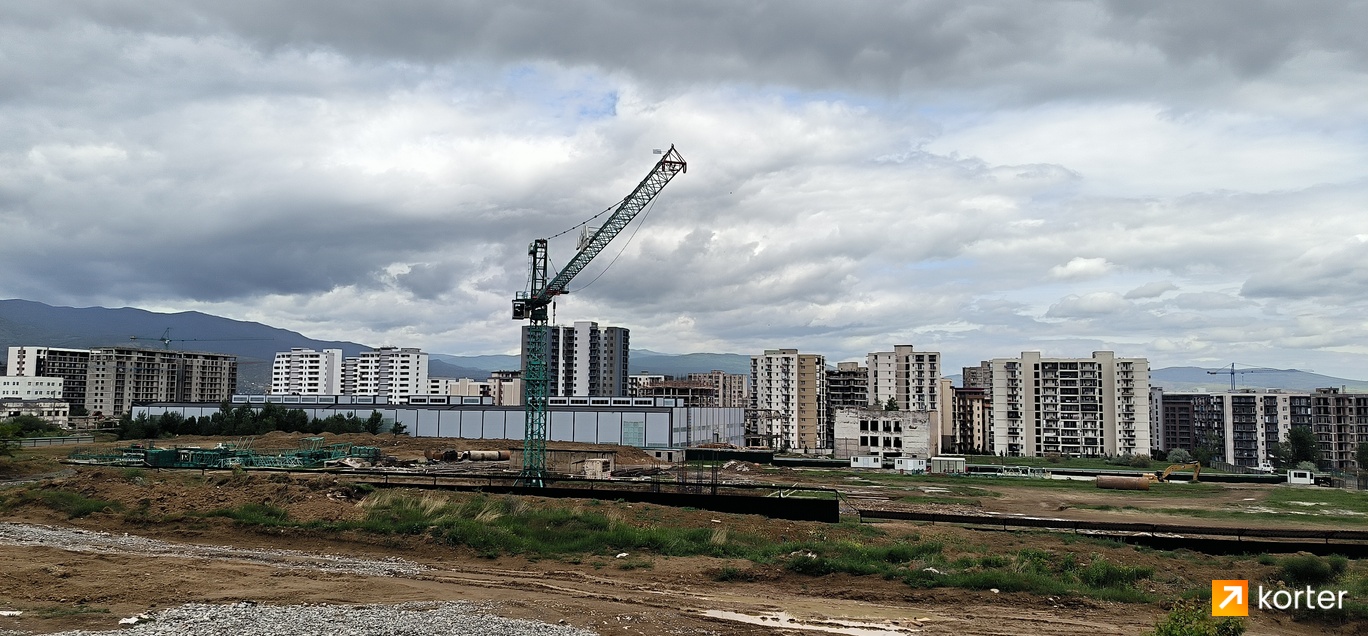 მშენებლობის პროცესი Skhva Ubani - რაკურსი 2, May 2024