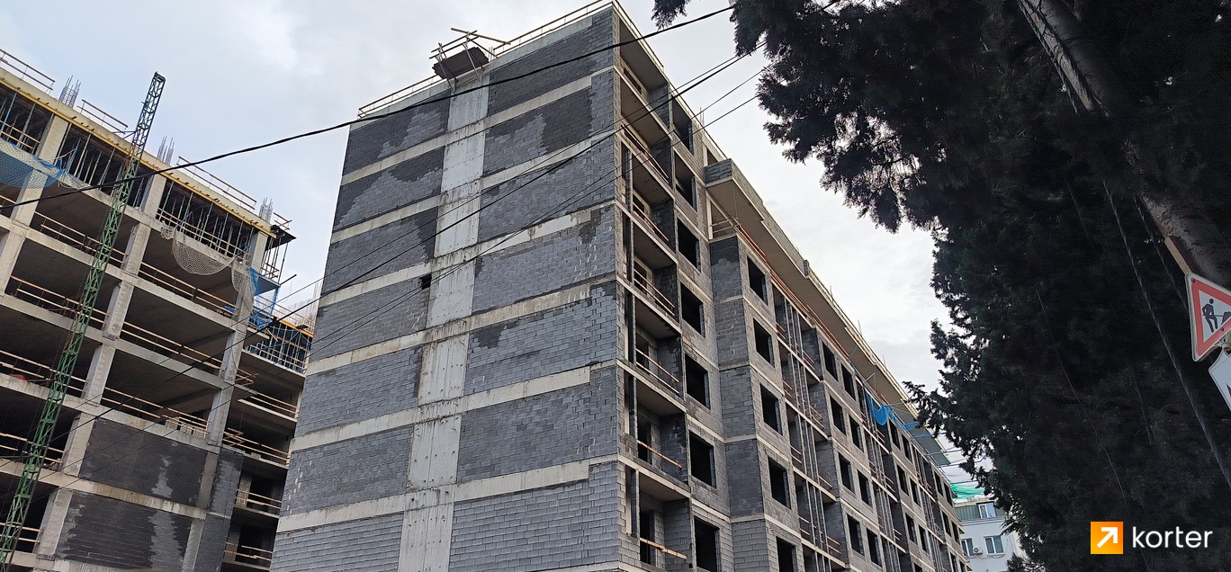 მშენებლობის პროცესი Roof Imedashvili - რაკურსი 3, მაისი 2024