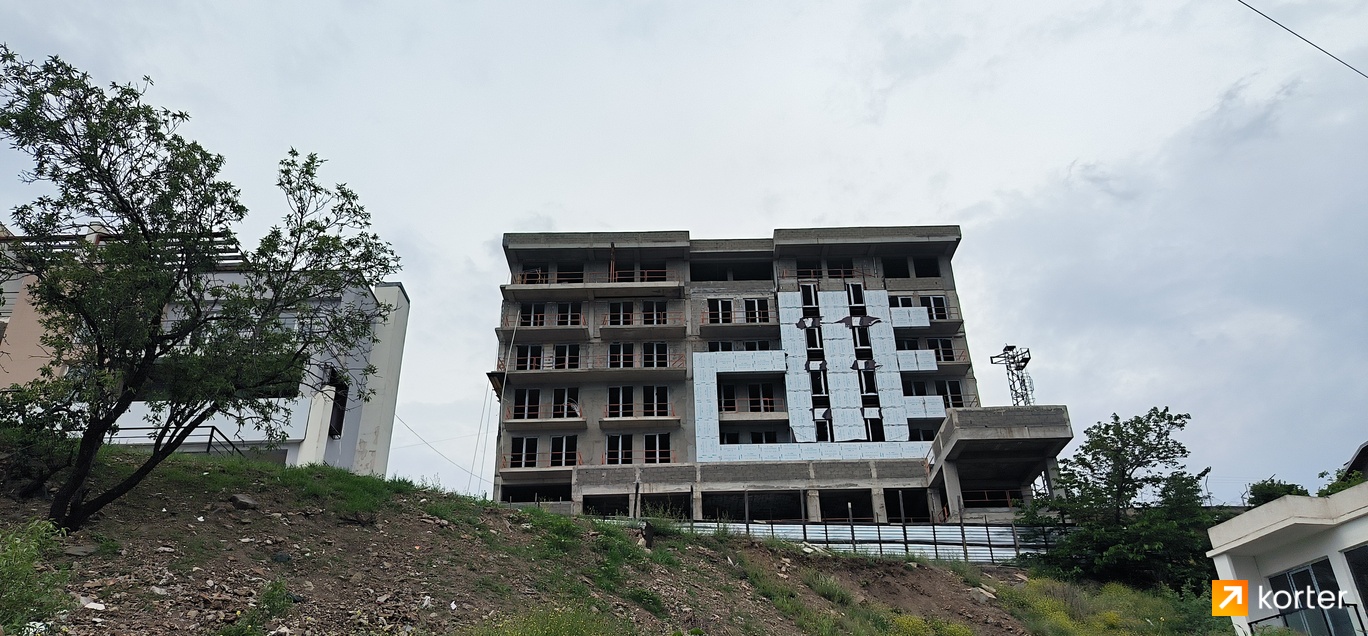 მშენებლობის პროცესი Lisi Panorama - რაკურსი 2, მაისი 2024