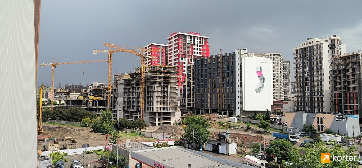 Construction progress Archi Akhmeteli in Gldani - Spot 1, May 2024