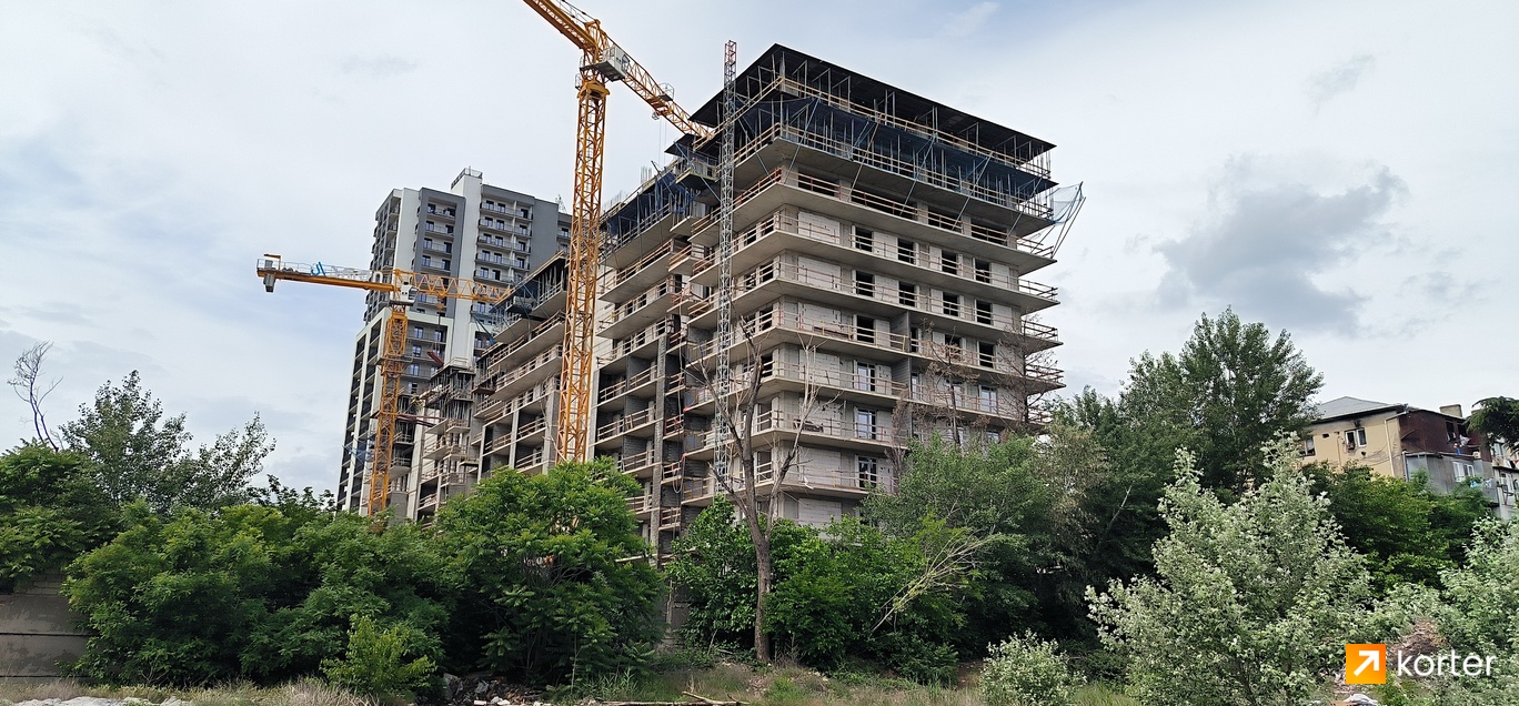 Construction progress Archi Kikvidze Garden - Spot 2, May 2024