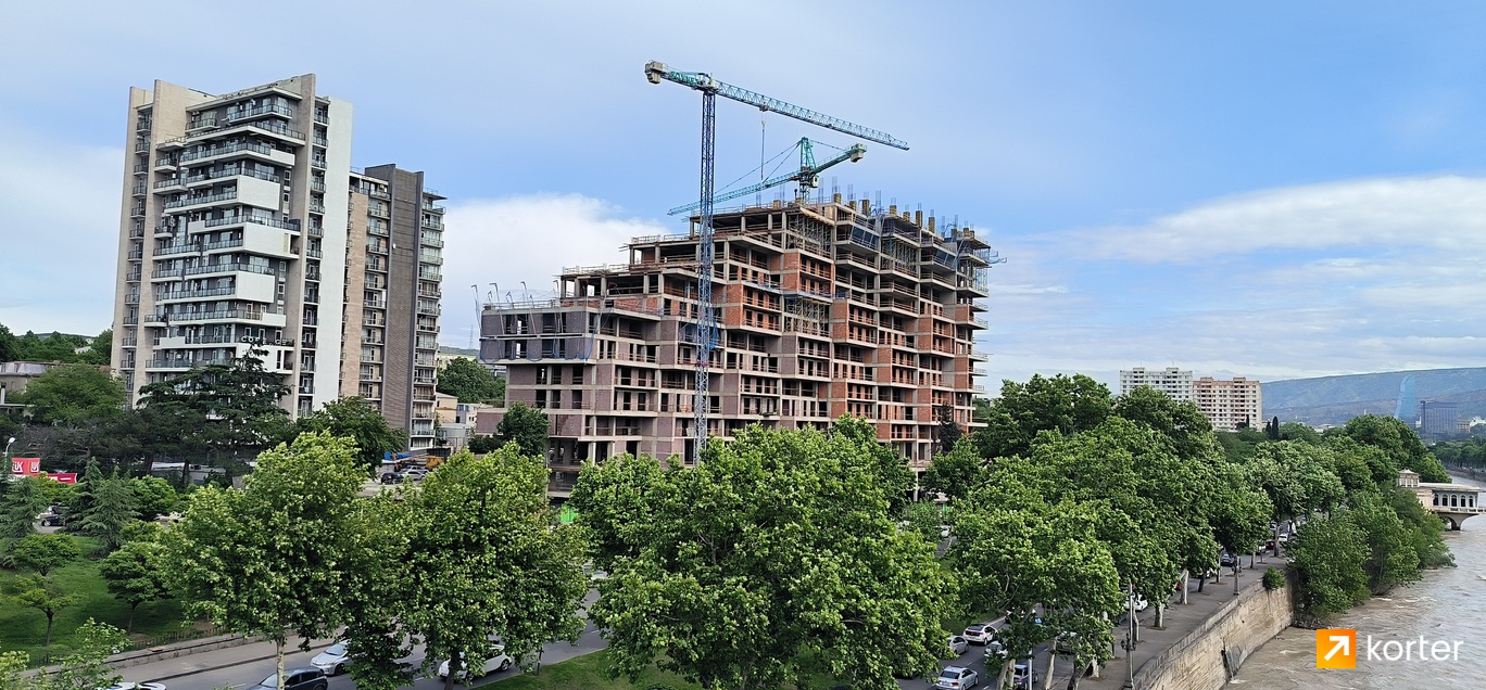 Construction progress Tbilisi Terrace - Spot 4, მაისი 2024