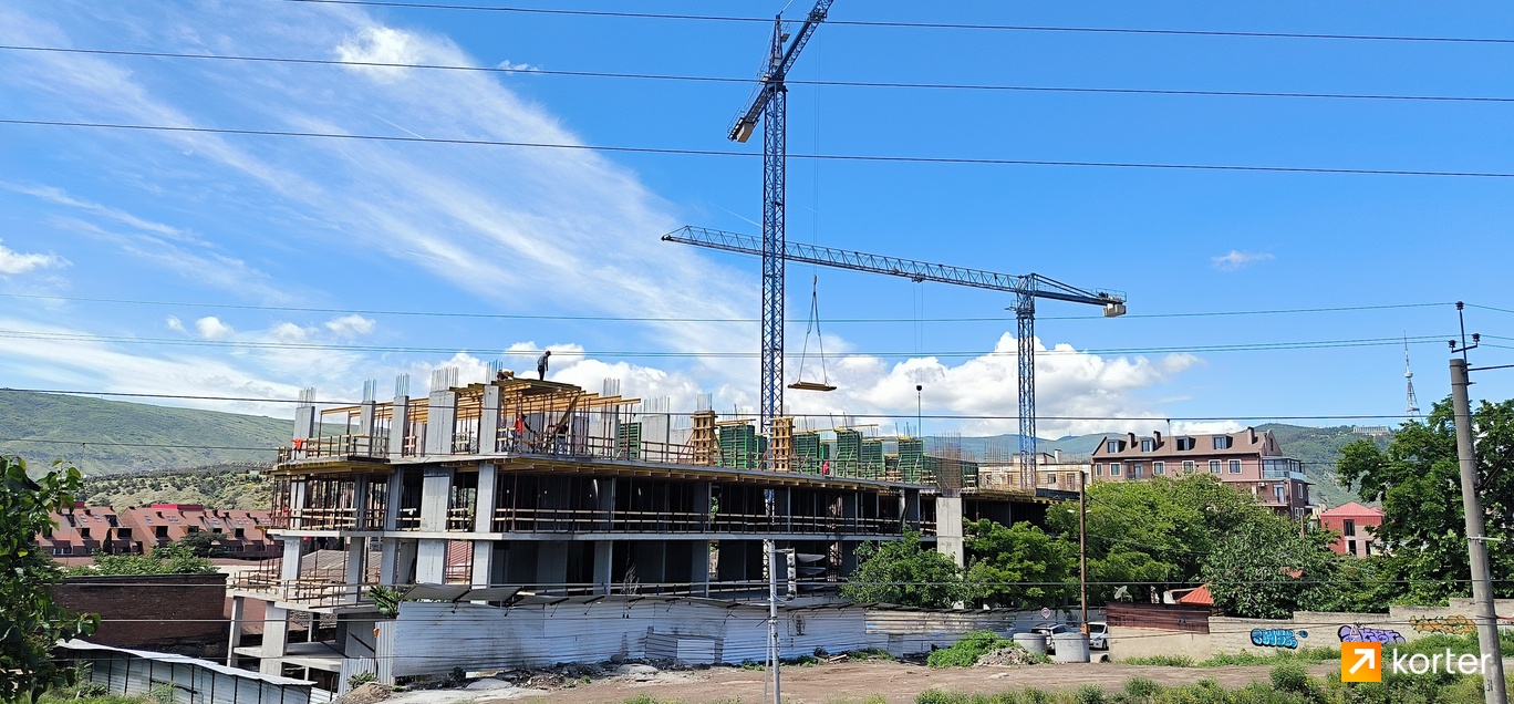 Construction progress Avlabari Residence 2 - Spot 2, May 2024