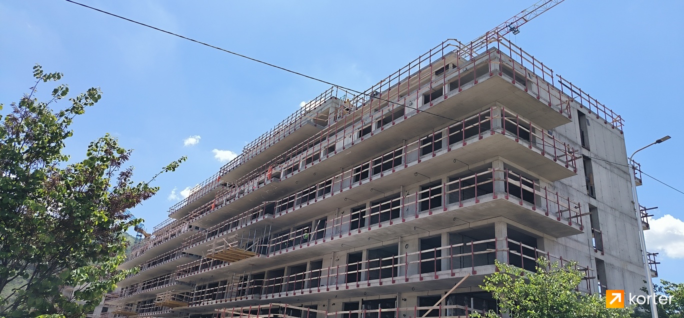 Construction progress Krtsanisi Resort Residence - Spot 7, მაისი 2024