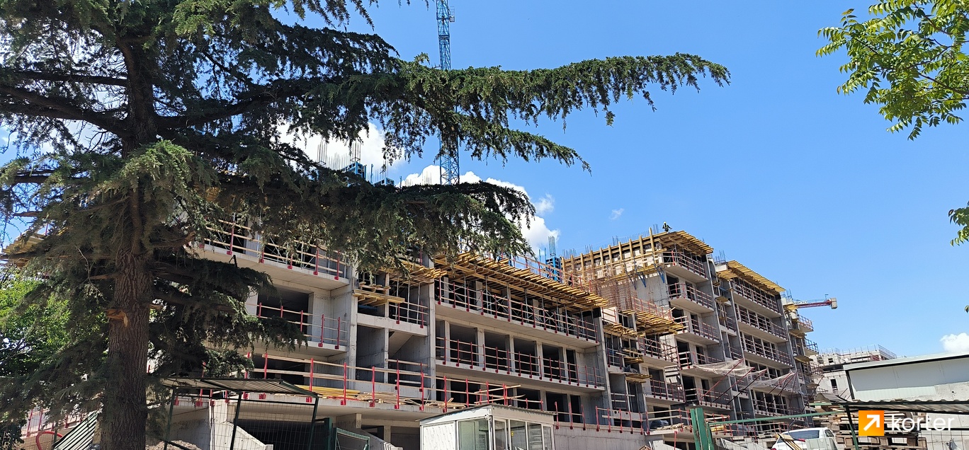 Construction progress Krtsanisi Resort Residence - Spot 1, მაისი 2024