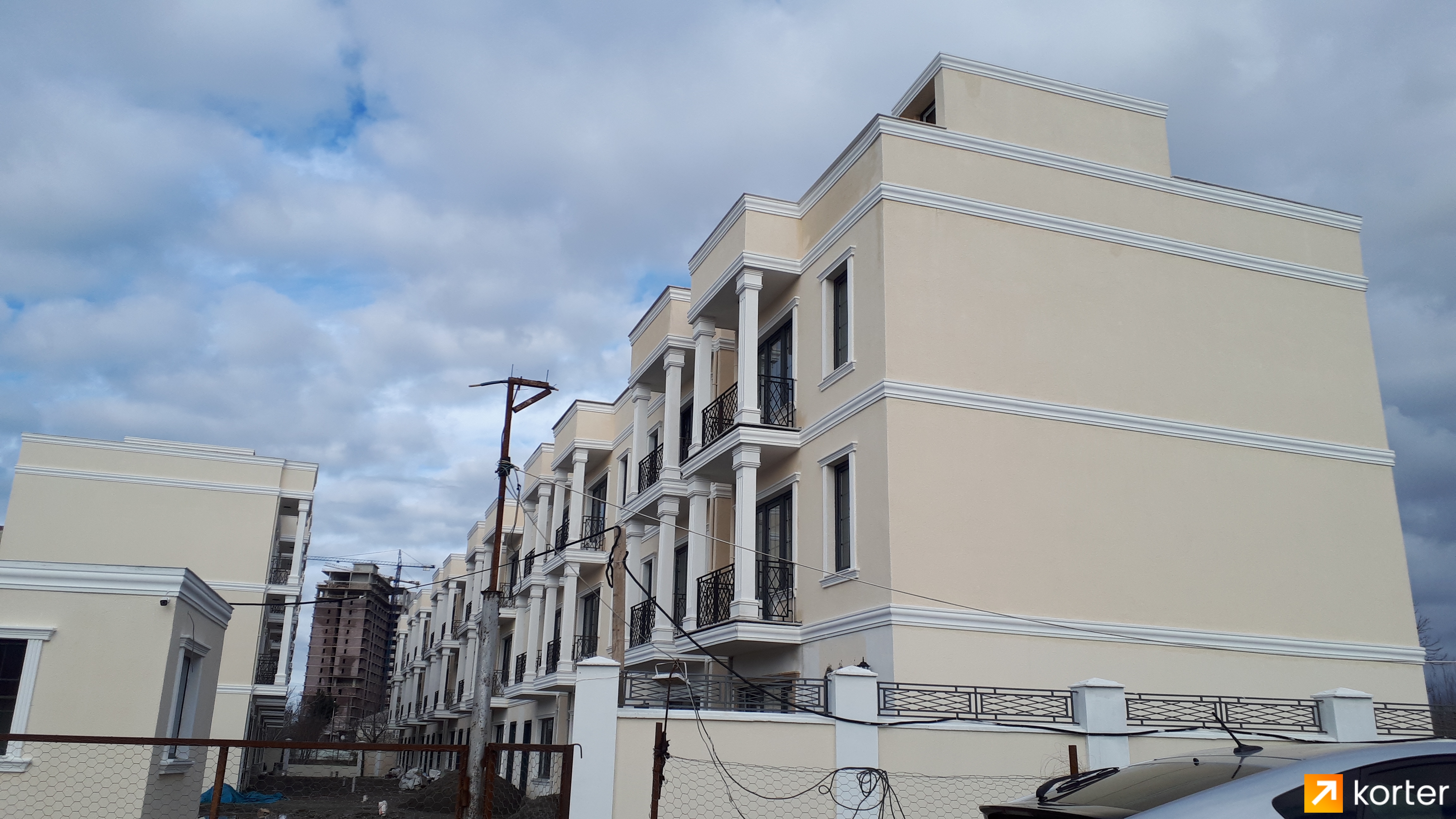 Construction progress Batumi Villas - Angle 2, February 2021