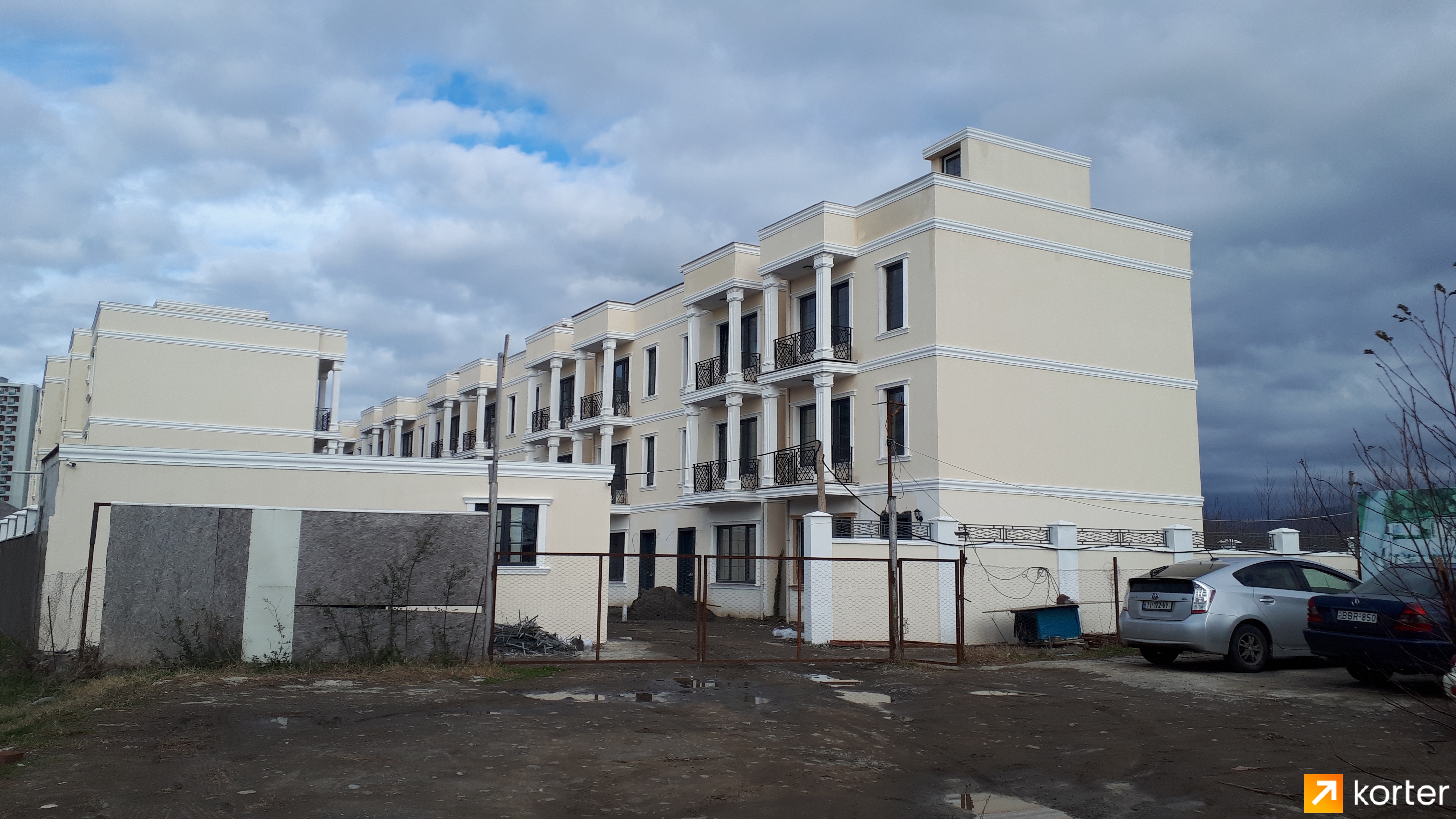 Construction progress Batumi Villas - Angle 1, February 2021