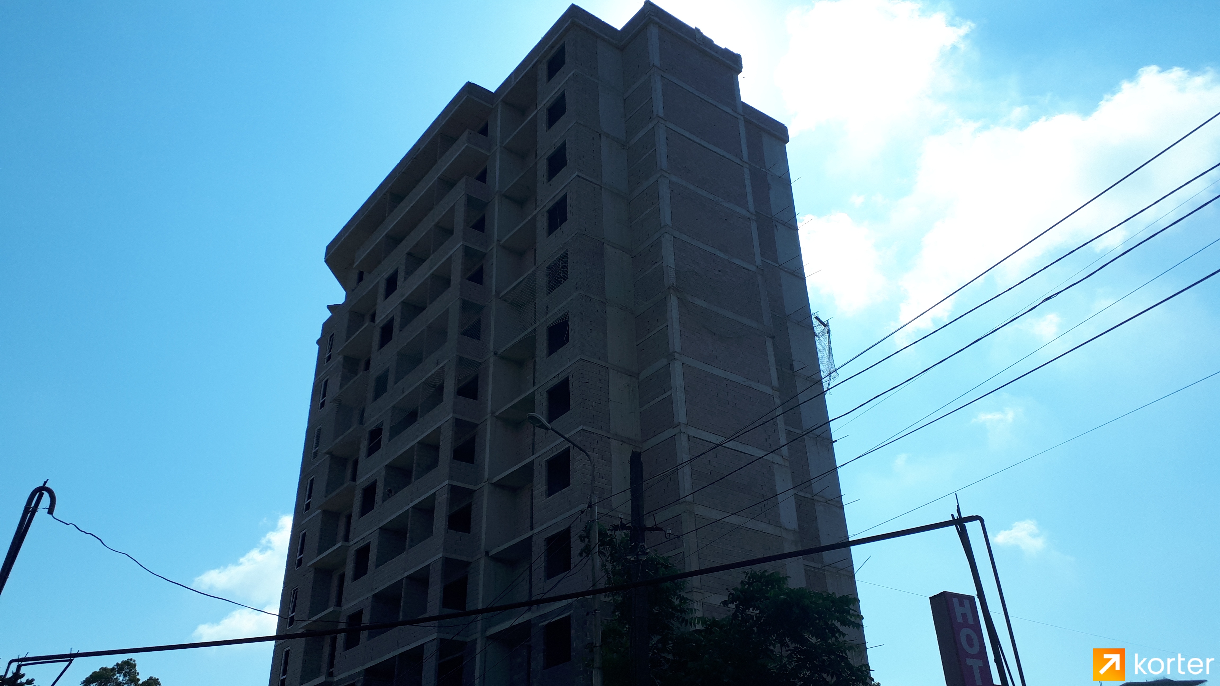 Ход строительства House on Mukhran Machavariani 27a - Ракурс 6, Июнь 2021