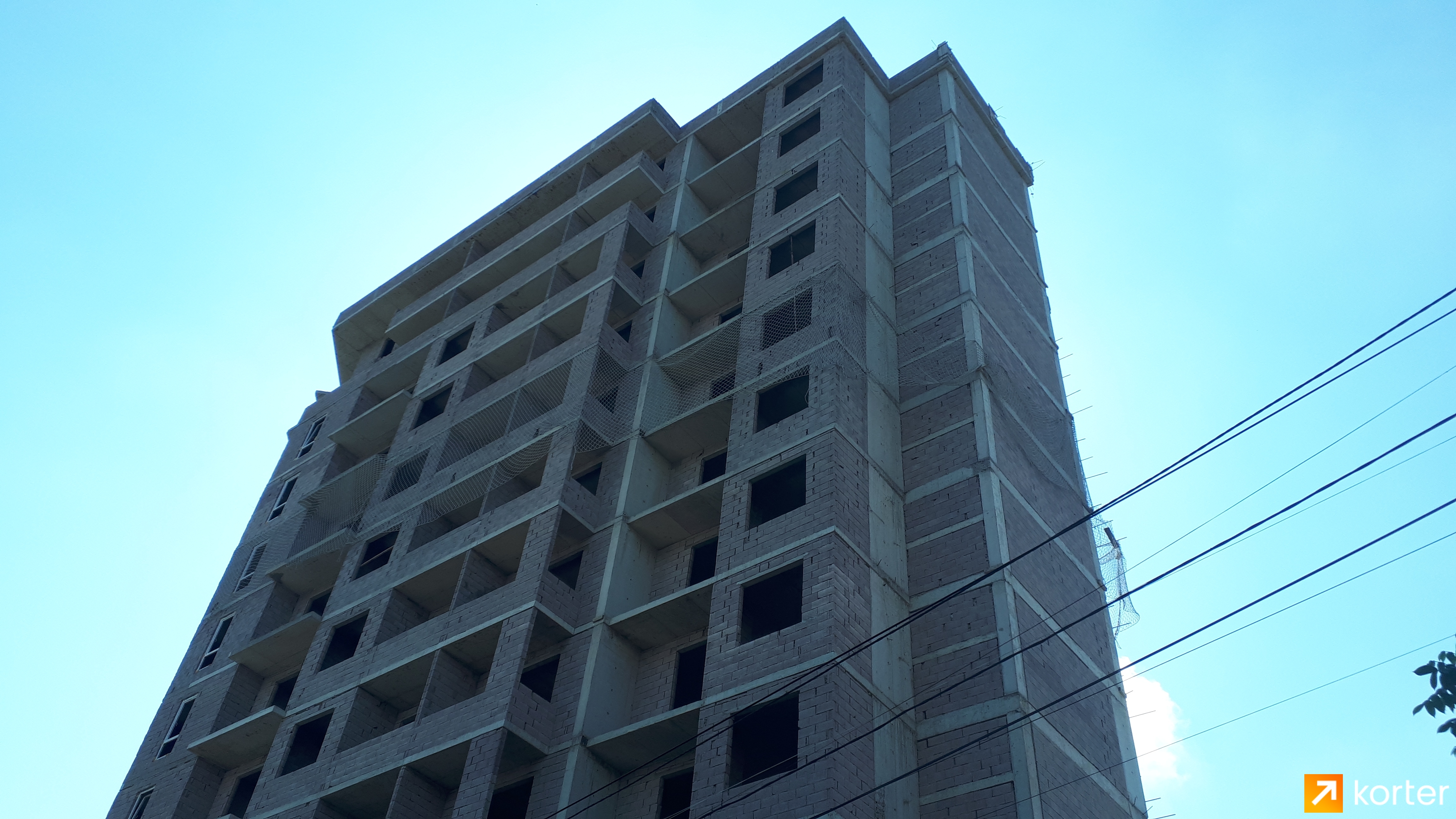 Construction progress House on Mukhran Machavariani 27a - Angle 5, June 2021
