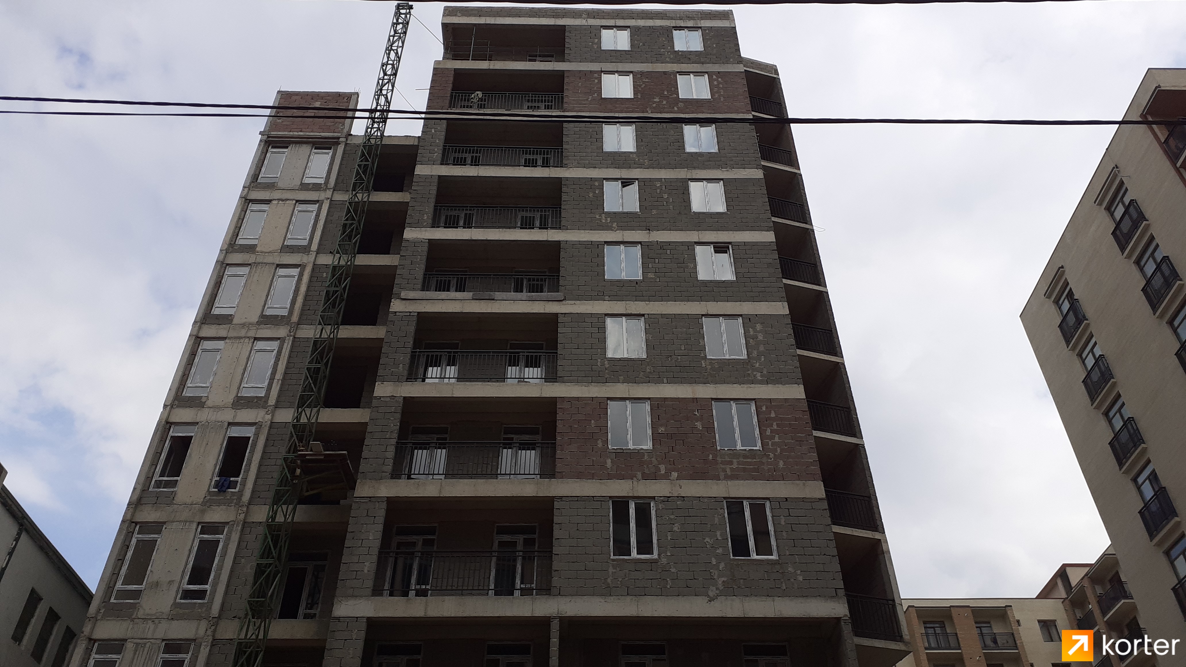 Construction progress House on Vefkhistkaosani 40 - Angle 5, September 2019