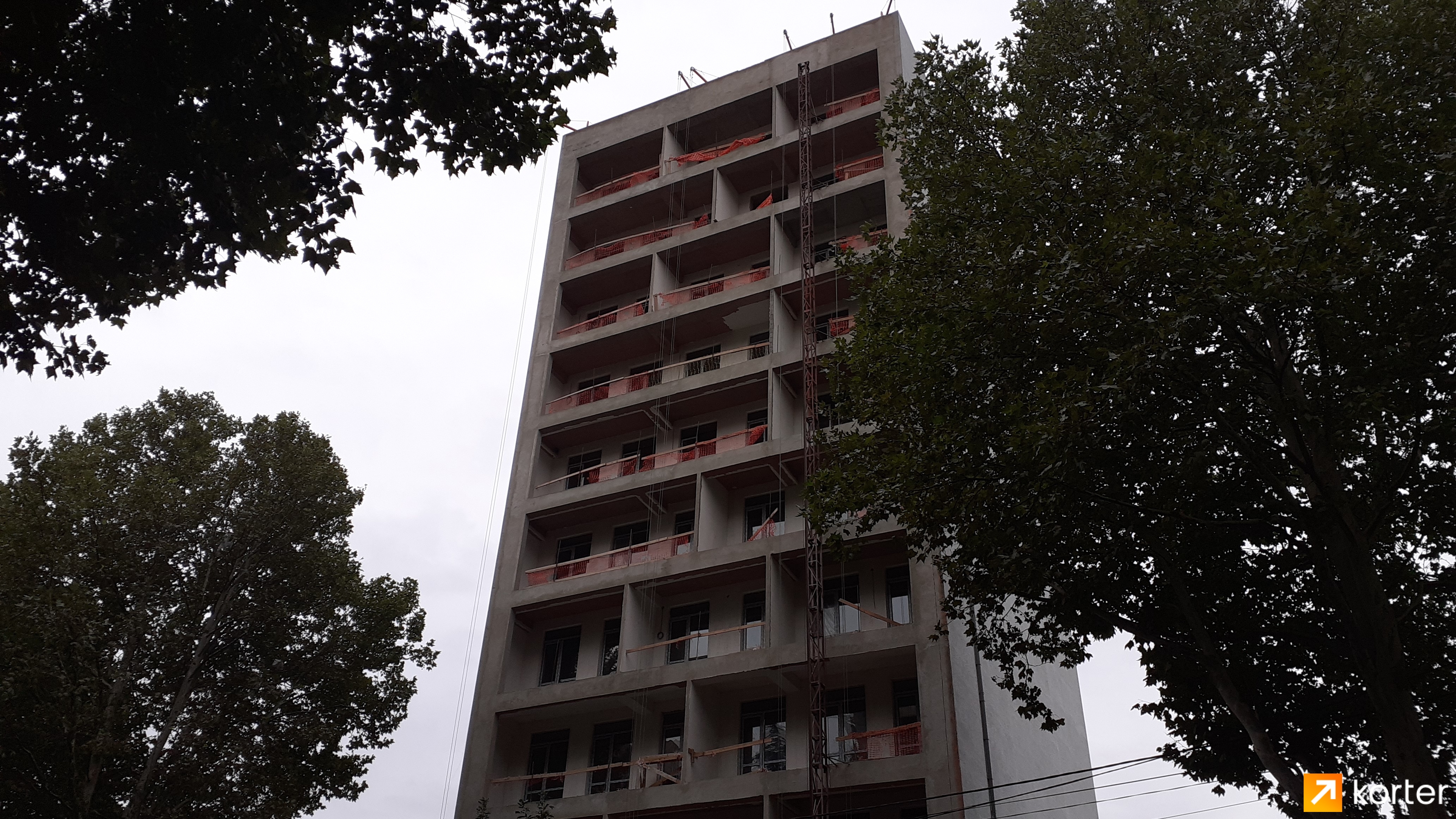 Ход строительства Dux Dadiani Residence - Ракурс 3, Сентябрь 2019