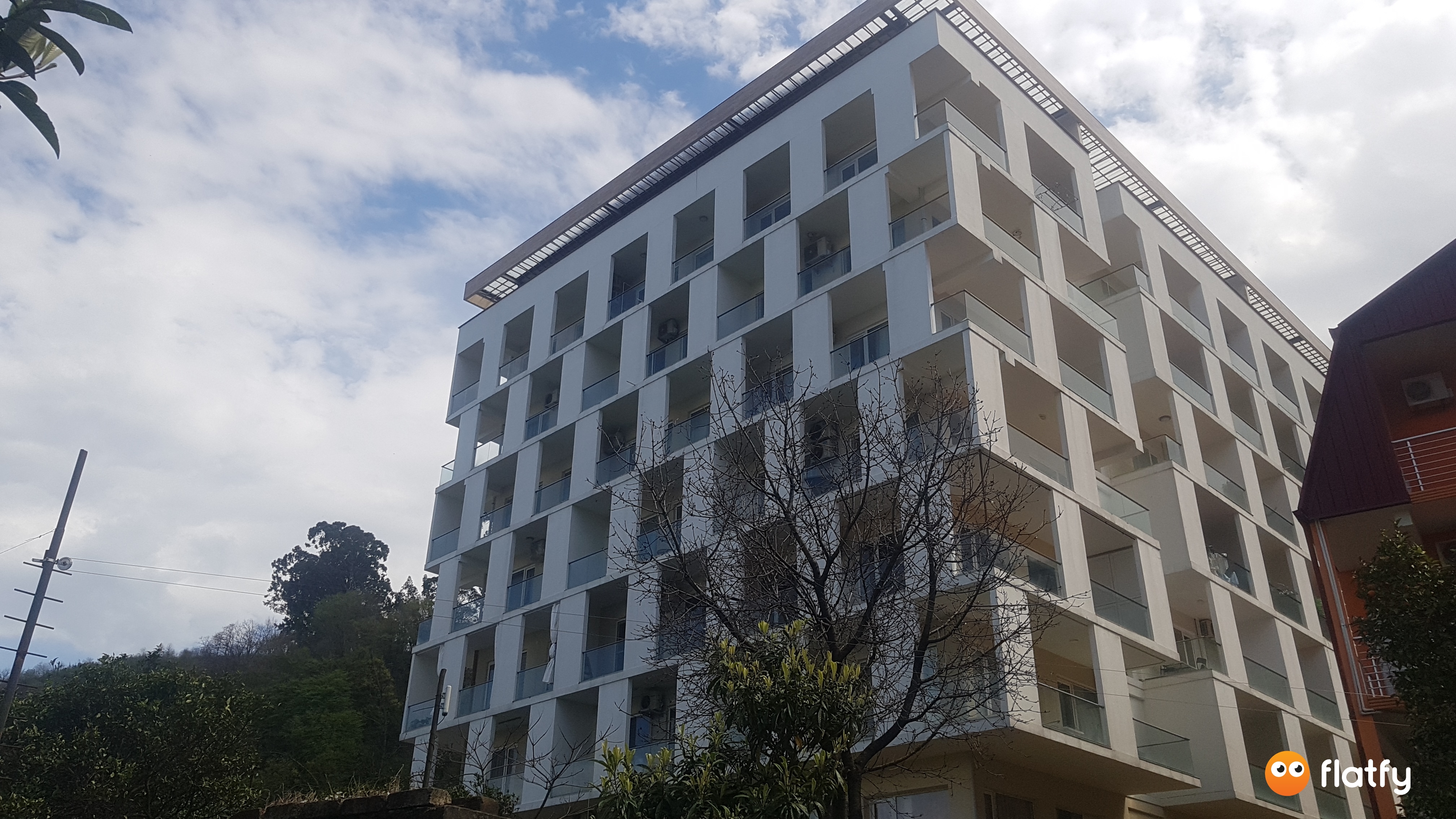 Construction progress Kvariati House - Angle 2, April 2019
