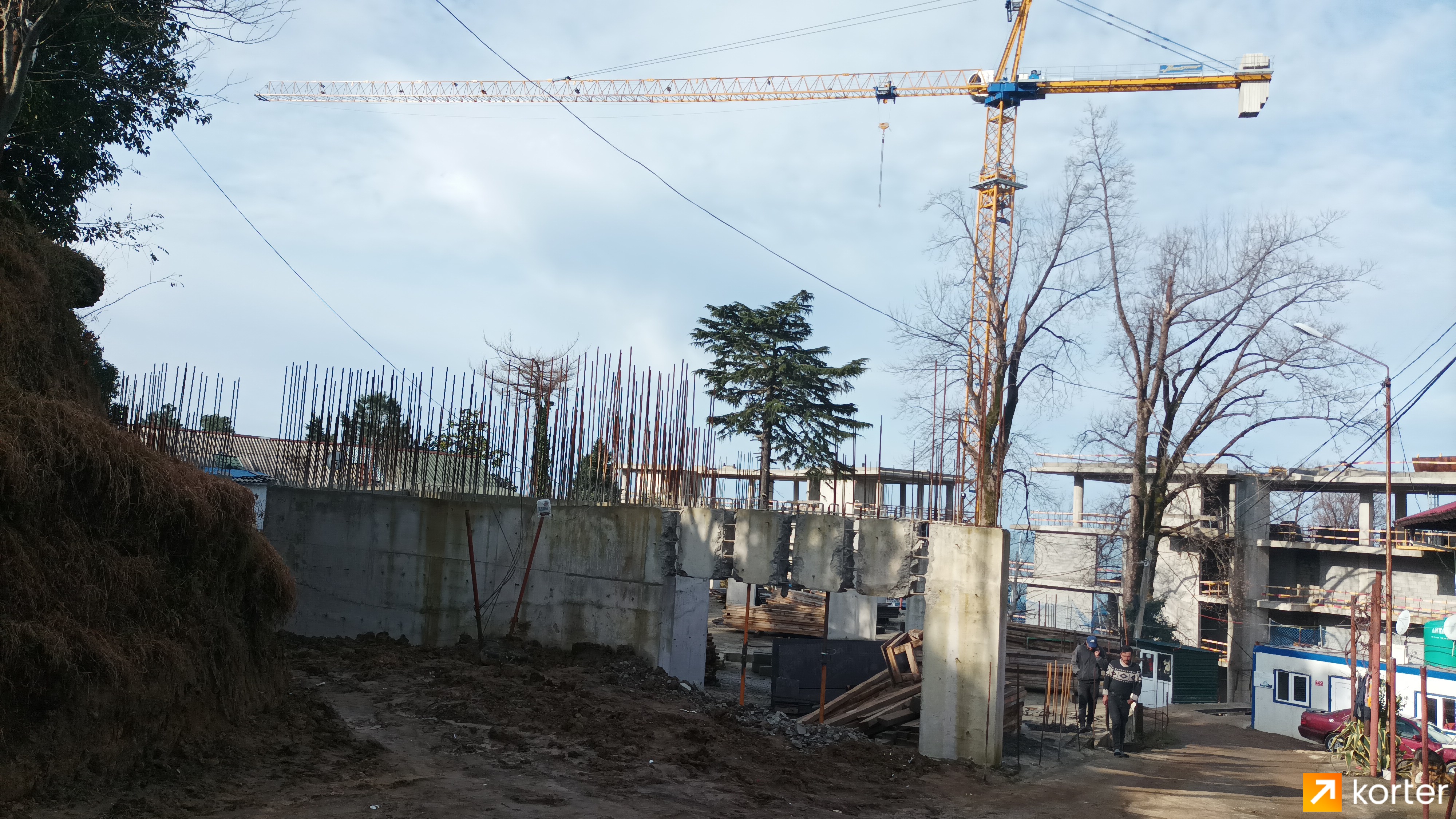 Construction progress Chateau Del Mar - Angle 1, February 2022