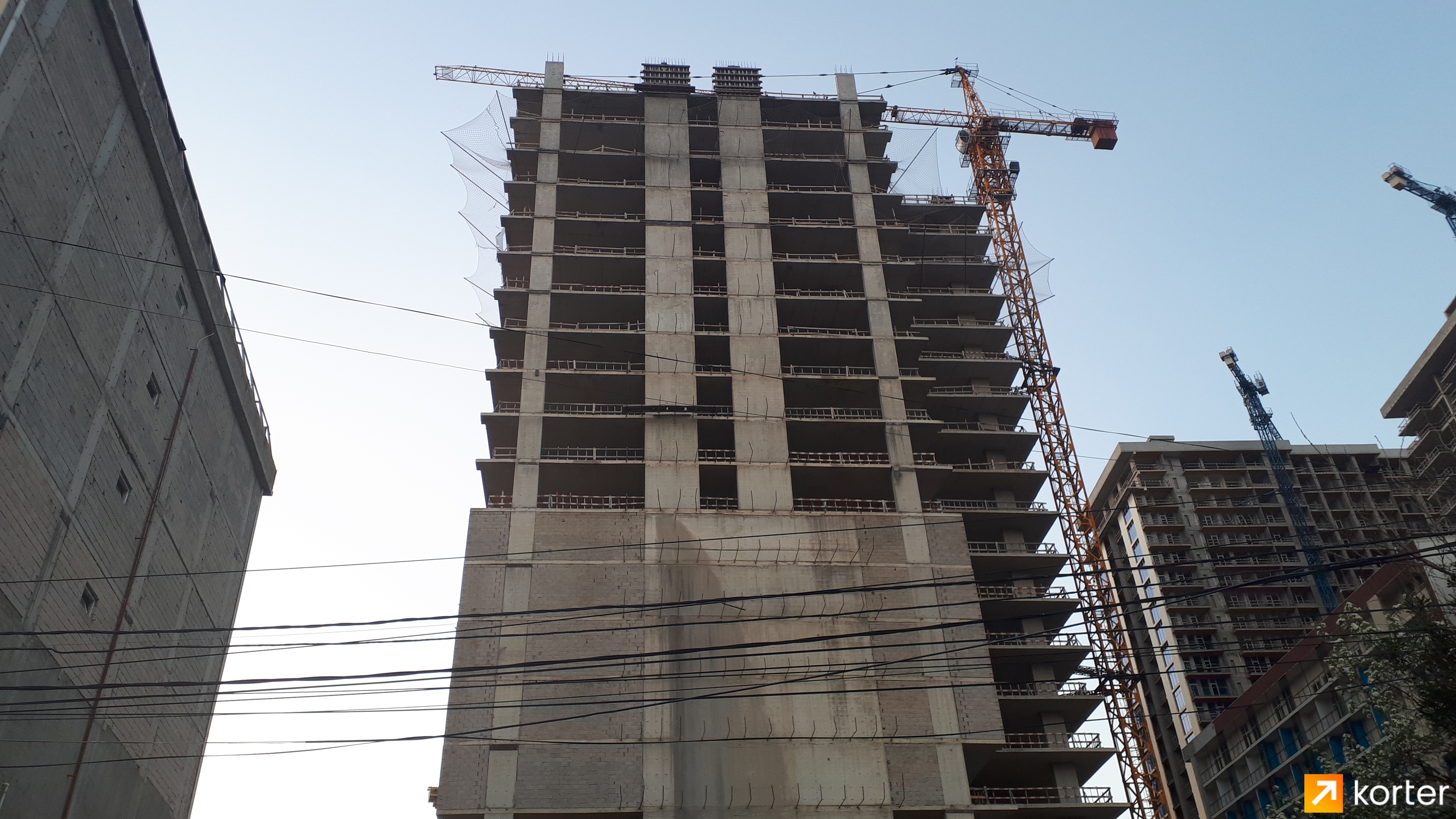 Ход строительства Batumi Beach Tower - Ракурс 5, Апрель 2022