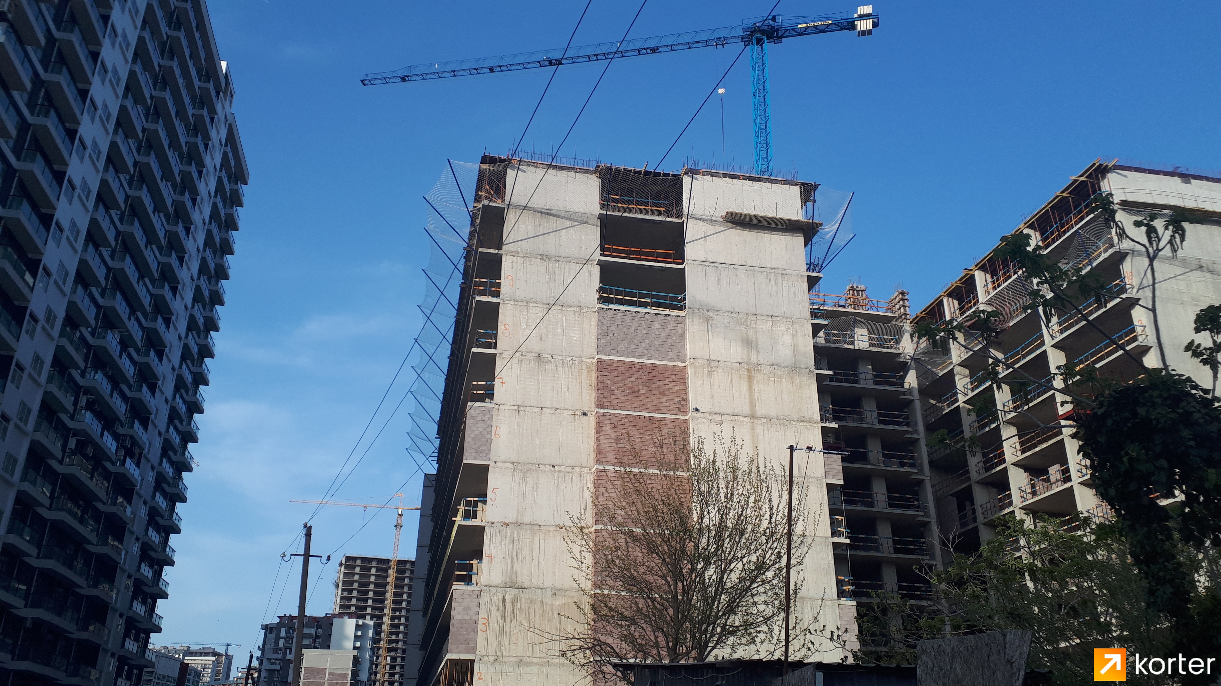 Construction progress Casa Di Batumi - Angle 3, May 2022
