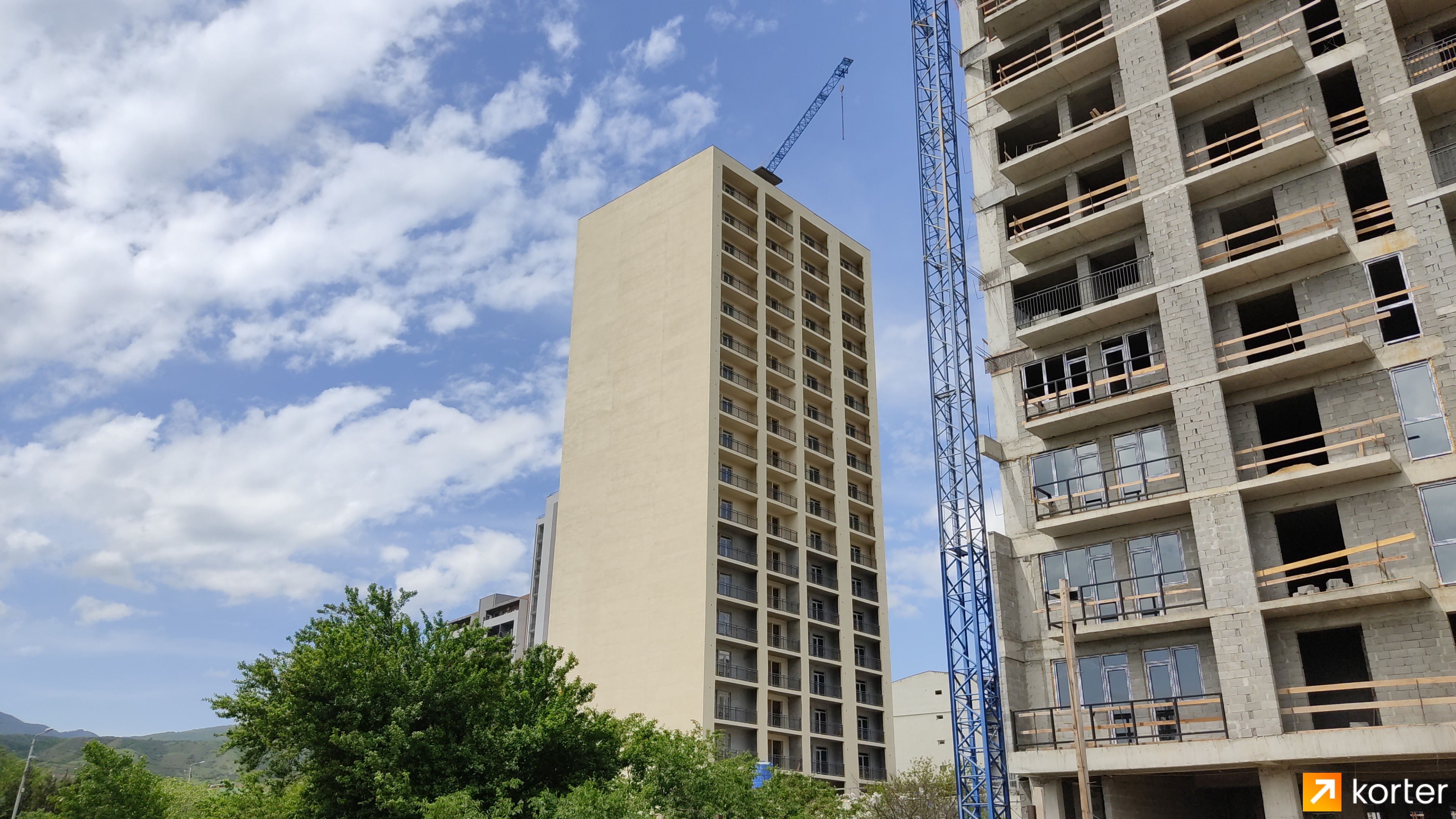 Ход строительства MF1 Residential Tower - Ракурс 2, Май 2022