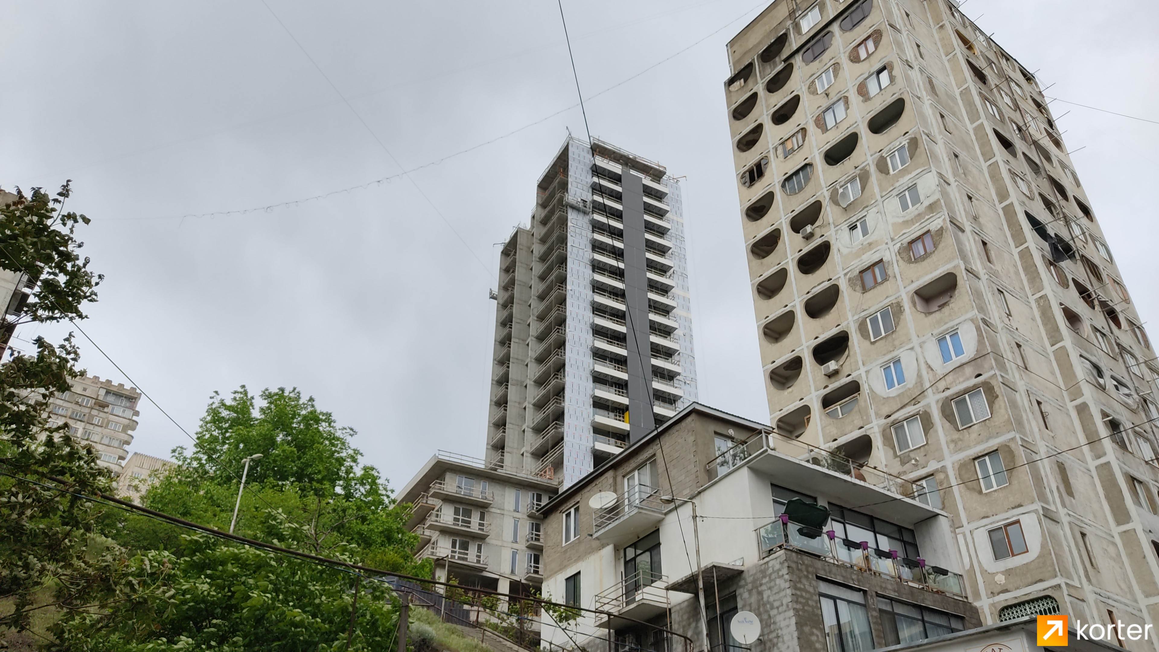 Ход строительства House on Ramaz Chkhikvadze 16 - Ракурс 2, Май 2022