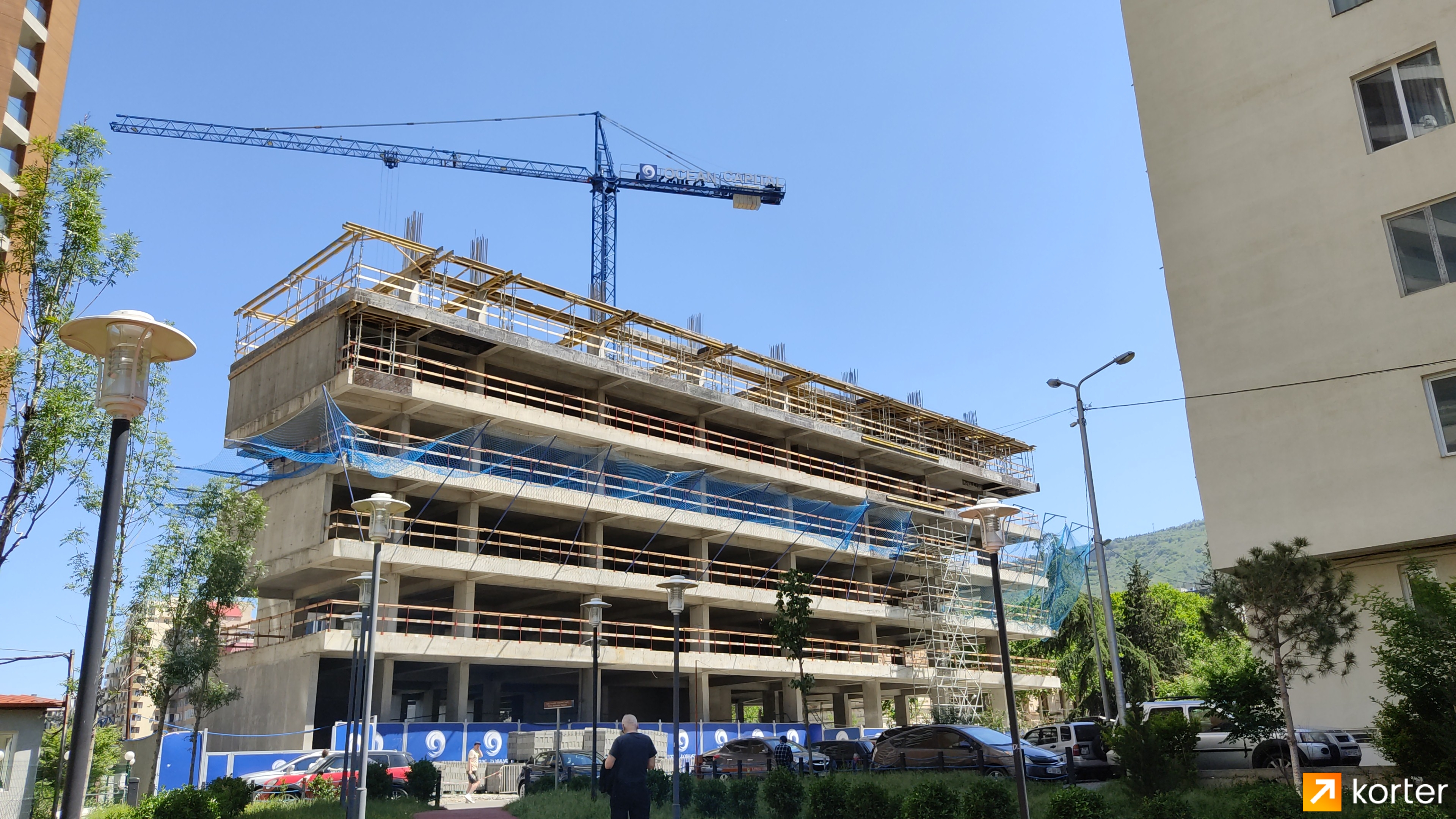 Construction progress Ocean Sky Residence - Angle 3, May 2022