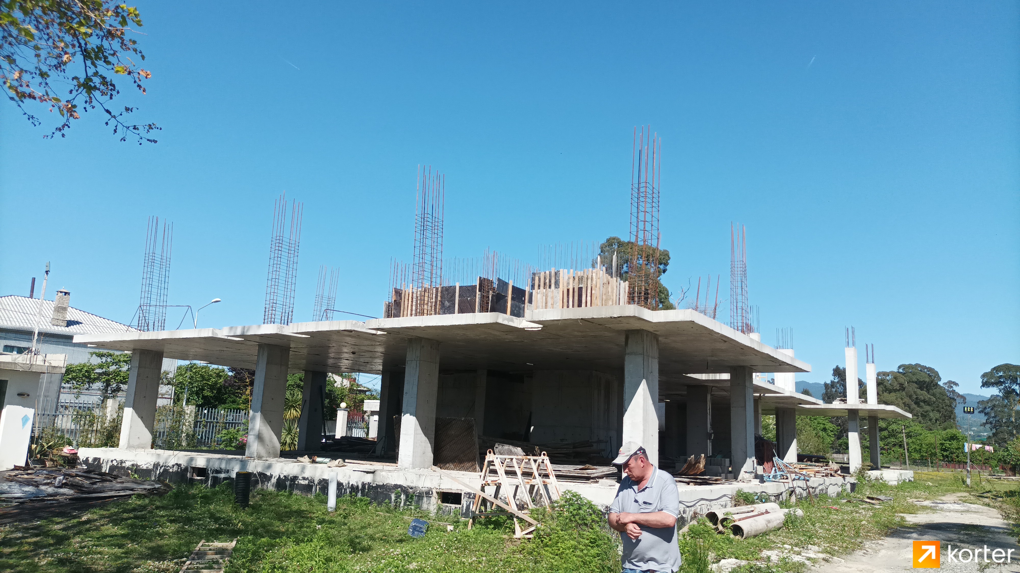 Construction progress Mandarin Garden Batumi - Angle 2, May 2022