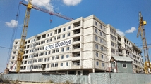 Ход строительства ЖК Көктем - Ракурс 1, Май 2022