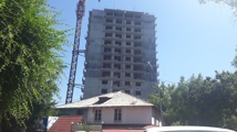 Ход строительства ЖК Жандосова - Ракурс 12, Июнь 2020