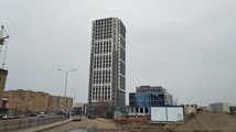 Ход строительства ЖК Esil Tower - Ракурс 2, Апрель 2022