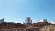 Ход строительства ЖК на ул. Омарова - Ракурс 5, Июнь 2022