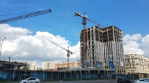 Ход строительства ЖК Europe city - Ракурс 6, Июнь 2022