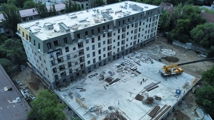 Ход строительства ЖК Центральный на Тулебаева – Кирова - Ракурс 3, Июнь 2022