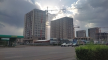 Ход строительства ЖК Алтын Булак - Ракурс 2, Июнь 2022