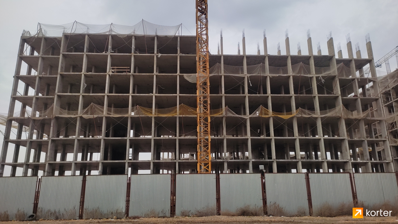 Ход строительства ЖК Samal Park - Ракурс 3, ноябрь 2023