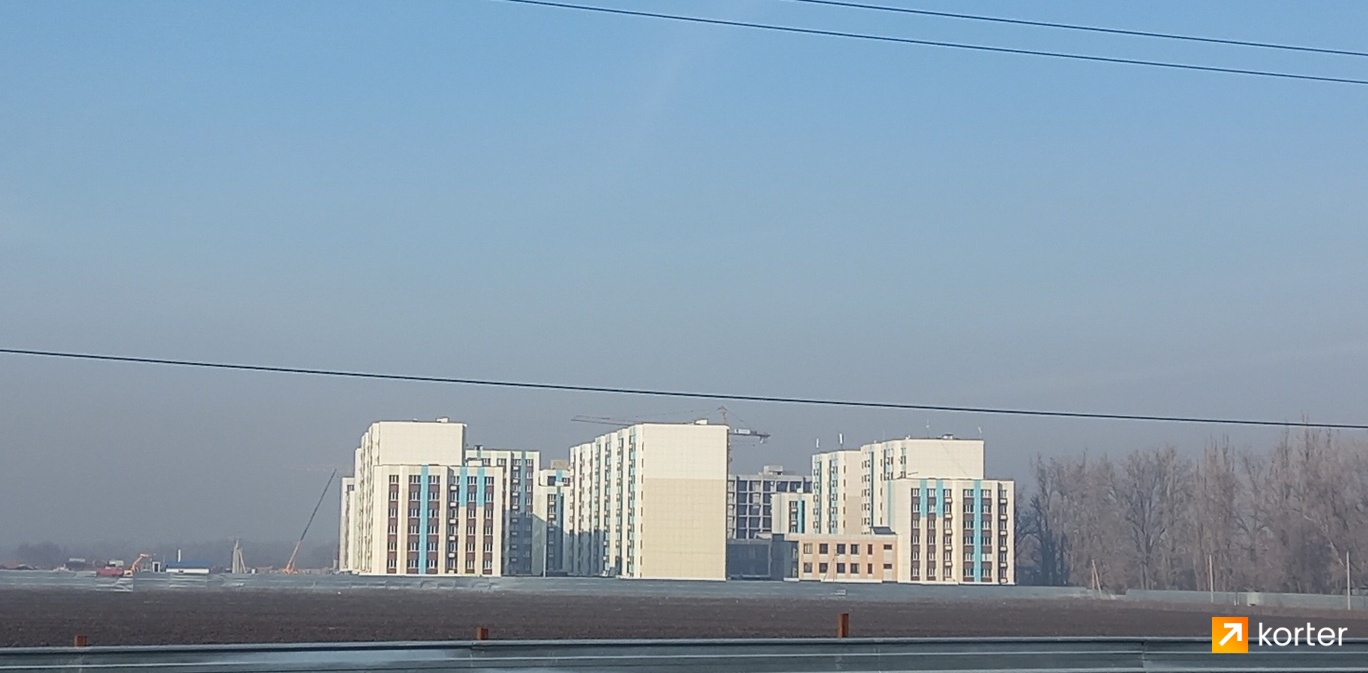Ход строительства ЖК Altyn City - Ракурс 19, январь 2024