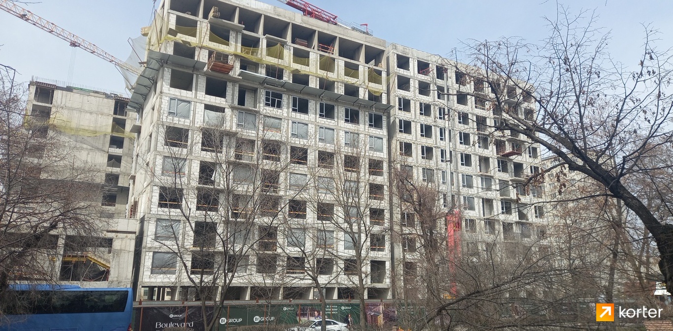 Ход строительства ЖК Boulevard Residence - Ракурс 1, март 2024