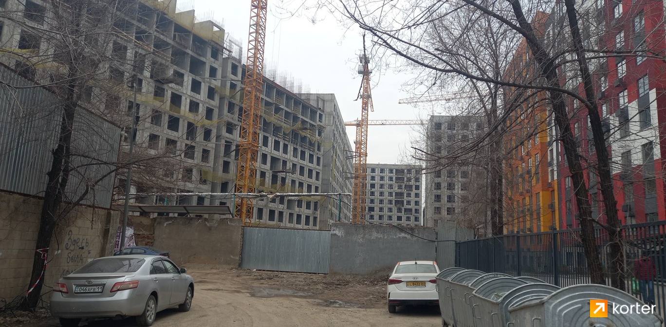 Ход строительства ЖК Seifullin - Ракурс 2, март 2024