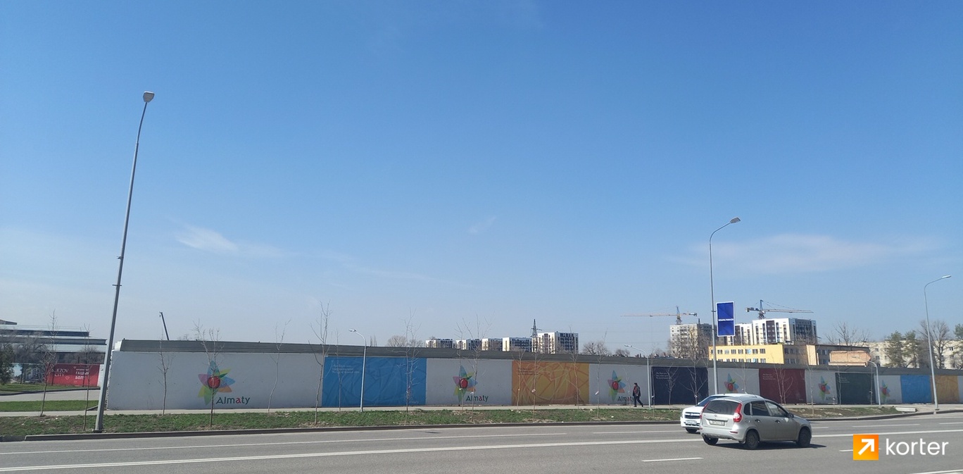 Ход строительства ЖК Auezov City - Ракурс 2, март 2024