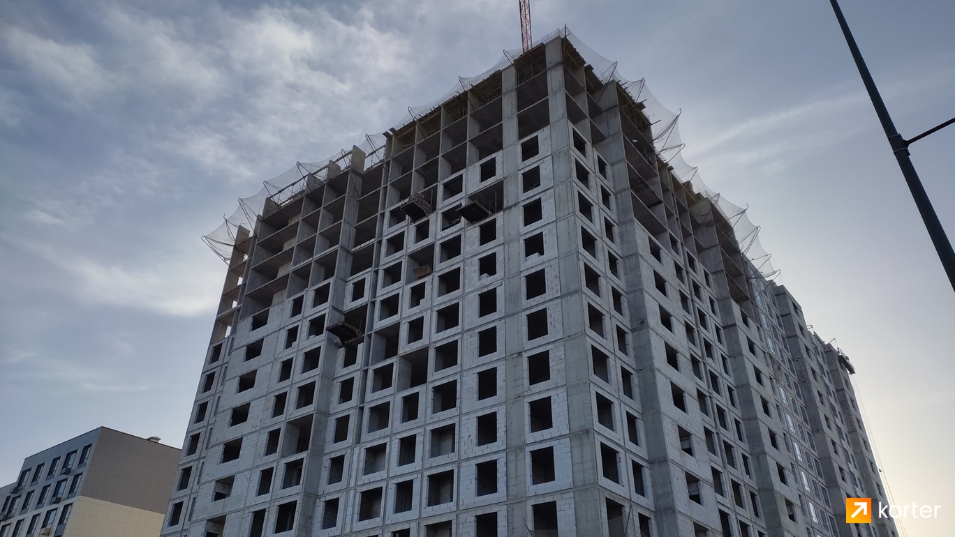 Ход строительства ЖК Sardar City - Ракурс 3, март 2024