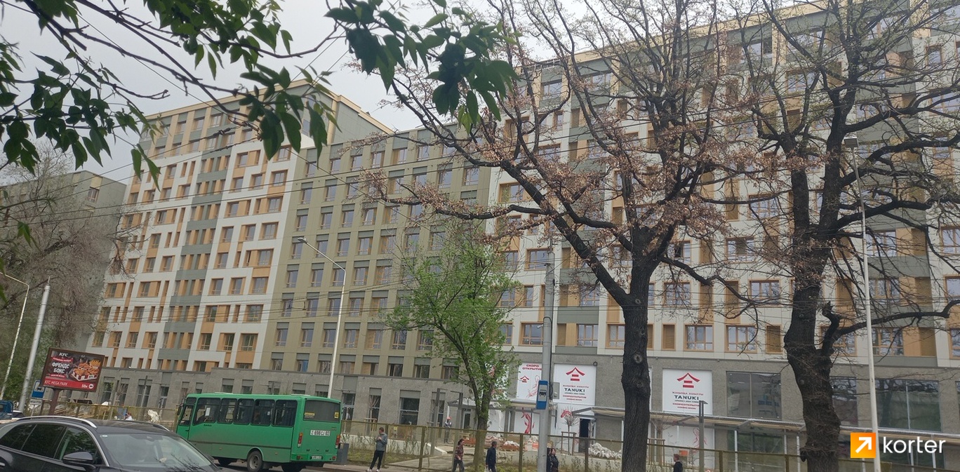 Ход строительства ЖК Meridian Apartments - Ракурс 8, апрель 2024