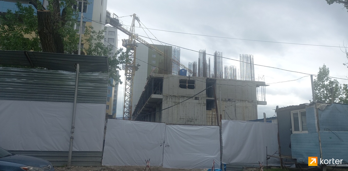 Ход строительства ЖК Jetisu Park - Ракурс 2, апрель 2024